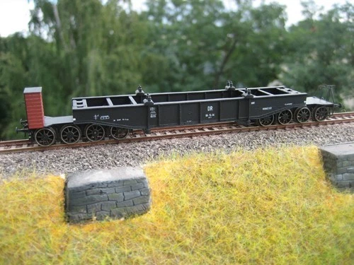 Voigtländer TT 2000091-FM 8-achsiger Schwerlastwagen mit Ladegut AEG DRG Ep.II - Bild 4 von 4