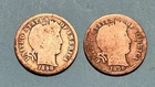 Pair 1898-S & 1899-S Barber Dimes