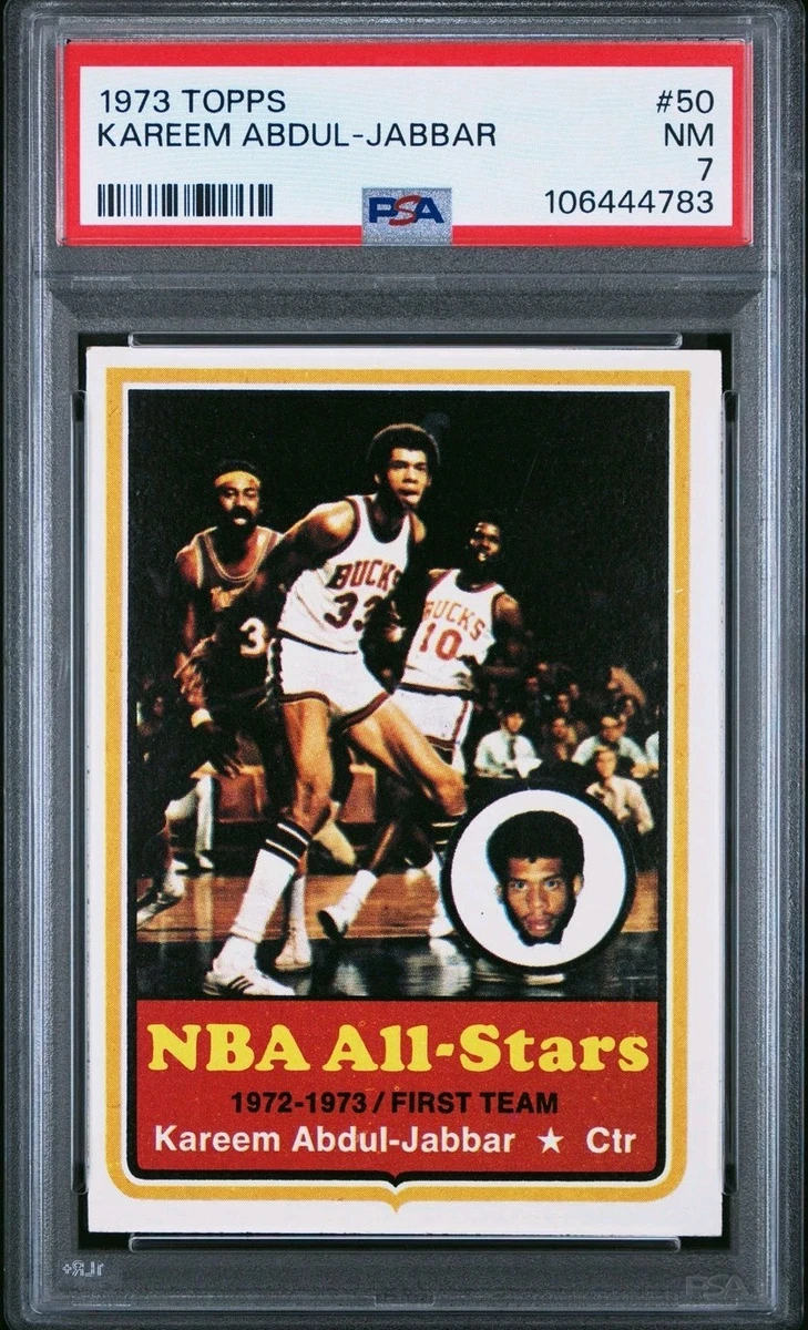 Topps Kareem Abdul-Jabbar 7 Graded Basketball Sports Trading Cards