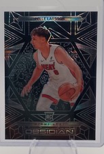 2024-25 Panini Obsidian - Pelle Larsson BLACK ELECTRIC ETCH FLOOD #144 (RC)