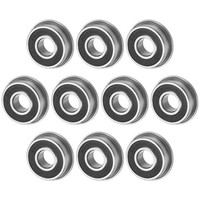 FüR F696-2RS 10Er Pack Kugellager 6X15X5Mm Gummidichtung Chromstahl