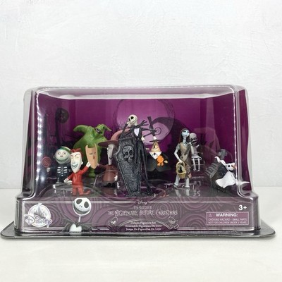 Nightmare Before Christmas Deluxe Figurine Set Disney Tim Burton Collectible New