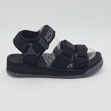 Scarpe Donna Shaka Tg 38/39 Sandali Nero Tessuto Listino 180€ 85DA