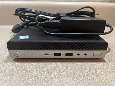 HP ProDesk 600 G3 Mini i5-6500T 8GB 128GB NVMe Win11 Pro Wi-Fi Caddy AC Power