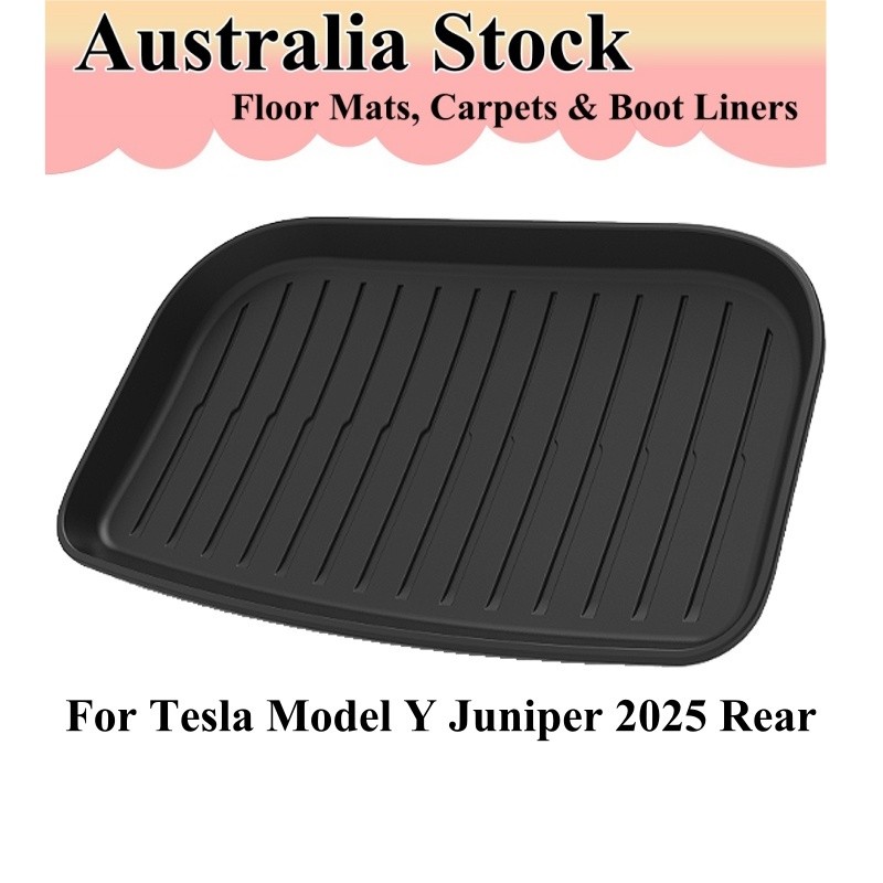 Rear Lower Boot Liner Mat, Trunk Cover Waterproof For Tesla Model Y Juniper 2025