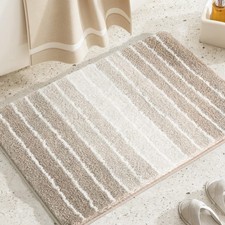 Bathroom Rug Non-Slip, Extra Soft and Absorbent Bath Rugs, Machine Washable, ...