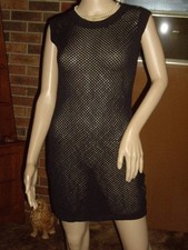 TAHARI DRESS OR COVER UP NWT'S SIZE XS COLOR BLACK SLEEVELESS