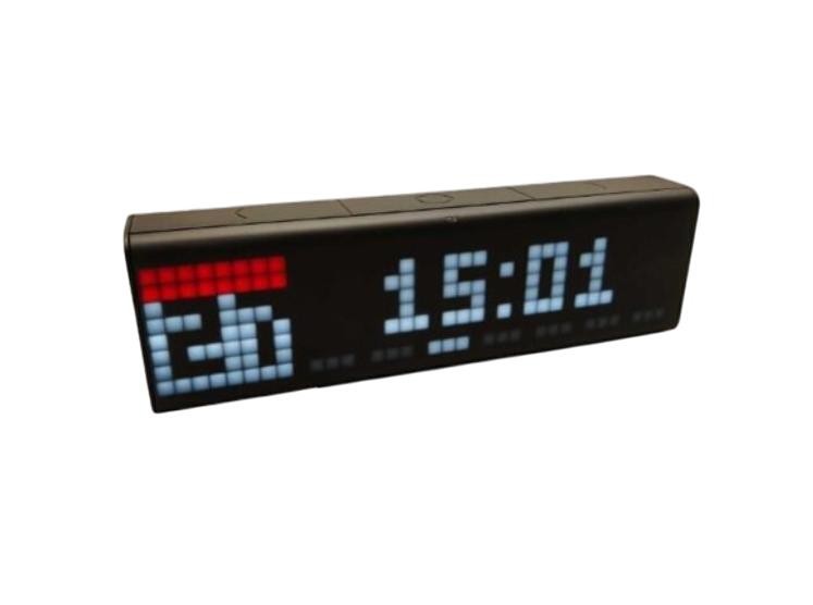 Station météo avec montre LaMetric Time LM 37X8 noire B-WARE