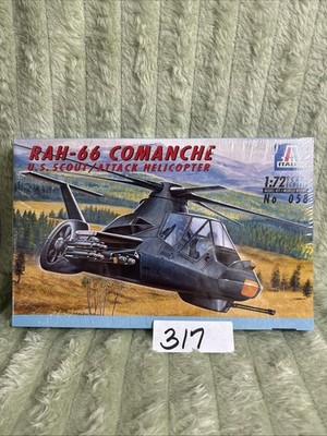Italeri RAH-66 Comanche US Scout Helicopter 1/72 Scale Plastic Model Kit 058
