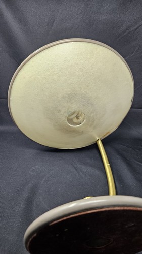 Vintage 1950s Dazor MCM MID CENTURY Desk Lamp Brass Accent UFO Saucer Atomic - Picture 13 of 17
