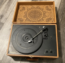 Crosley CR6249a-em1 Brown Portable Vintage USB Turntable