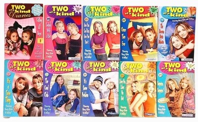 Mary Kate & Ashley Lot of 10 Paperback Books Two of a Kind Series Vintage 1999+