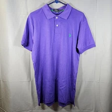 US Polo Assn Polo Shirt Mens Small Purple Short Sleeve Golf Preppy NWT