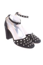 JONAK High Heels Damen Pumps Gr. DE 38 schwarz-silberfarben Casual-Look