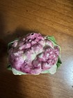 Vintage Set of 2 Cauliflower Vegetable Decor Ceramic Salt & Pepper Shakers READ — photo 7