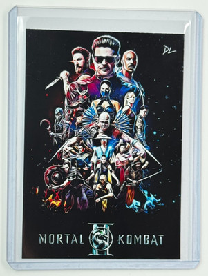 Mortal Kombat 2 Limited Edition Artist Signed Finish The Fight Trading Card 4/10