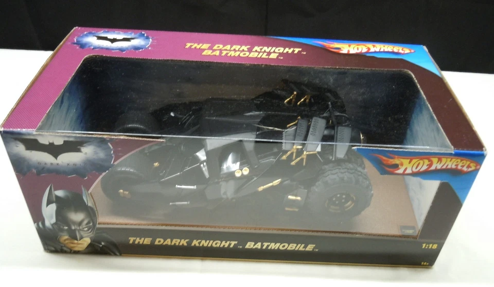 Hot Wheels 2008 Dark Knight Batmobile Tumbler 1/18 Diecast Model N2480 2008 - Image 4 of 4