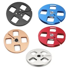 Wear Proof Aluminum Reel 5inch Diameter 4 Hole NAB Flange for Open Reel Tape