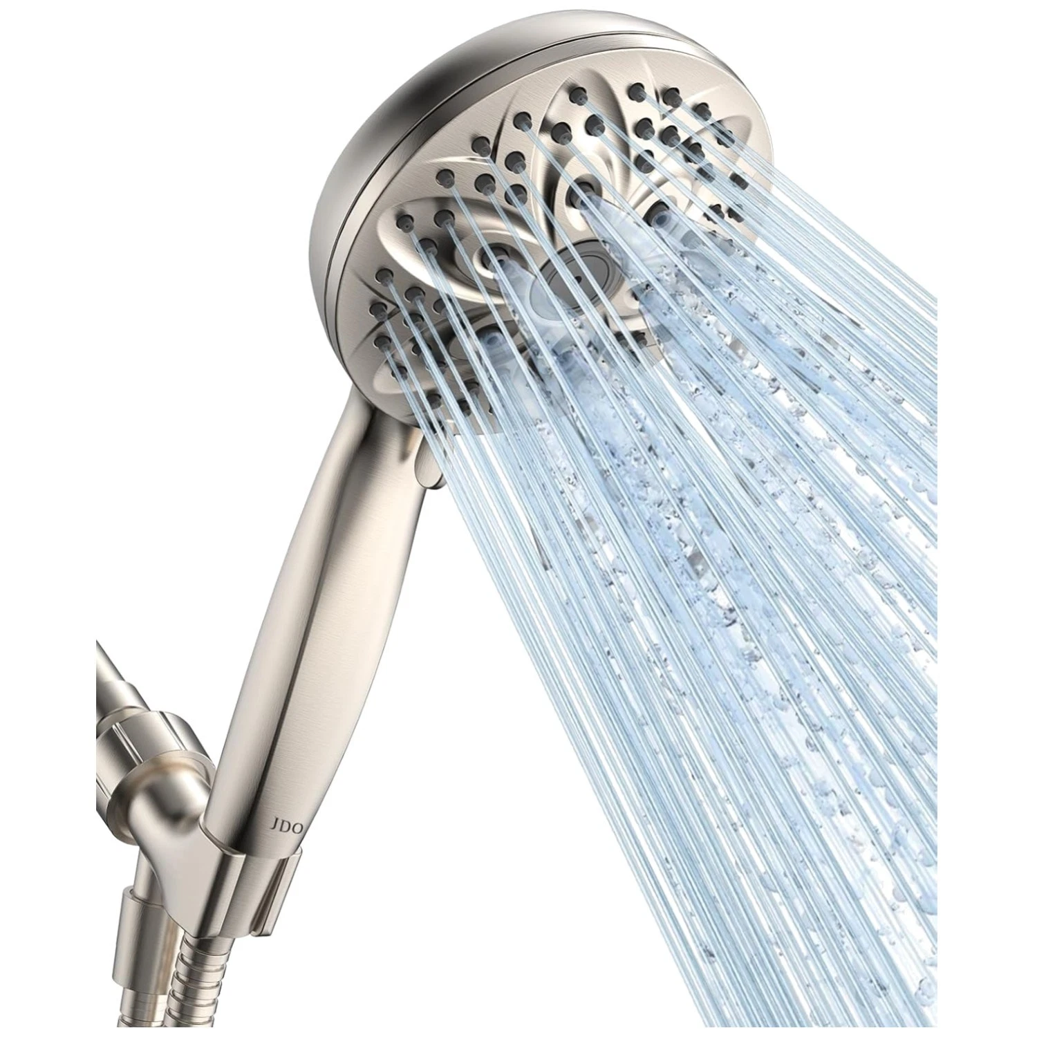 Flexible Hose Handheld Shower Head - Brushed Nickel