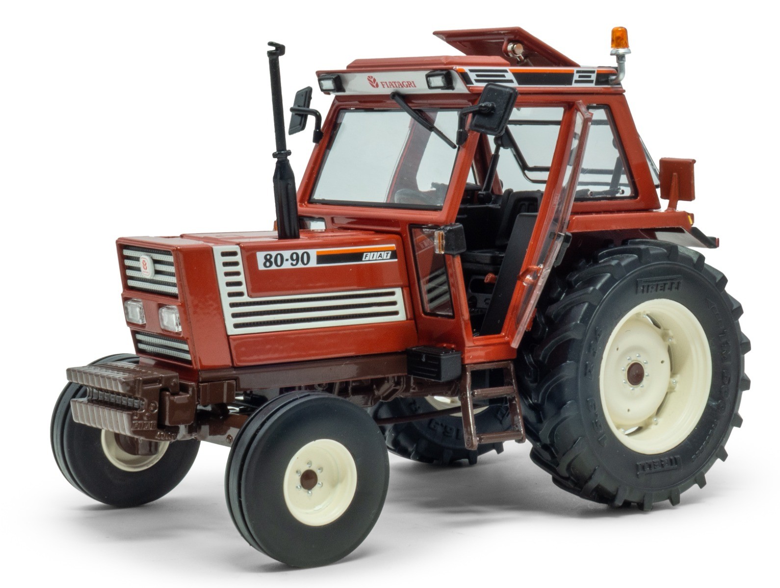 Tracteur ROS Fiat 80-90 SuperComfort 2WD miniature de collection 1/32 sans garde-boue