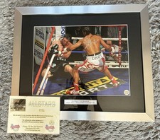 David Haye Hand Signed Autographed Photo Maccarinelli COA Framed Picture 16x12