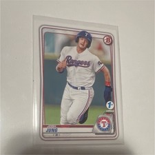 Topps 2020 Bowman Draft 1st Edition Josh Jung Rangers #BD-197 Rookie Base RC