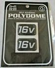 Castle Self Adhesive Polydome - 16v Car Caravan Badge Sticker