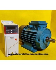 0,25 HP 0,18 KW Motore Elettrico con piedini + Inverter Monofase  Giri Variabili