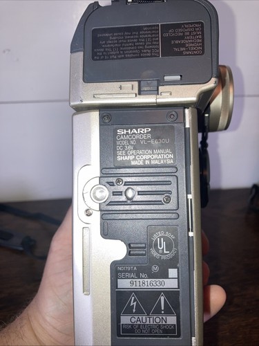 Sharp VL-E630U 8mm Video8 Viewcam Camcorder Player Camera- As Is Untested - Picture 17 of 17