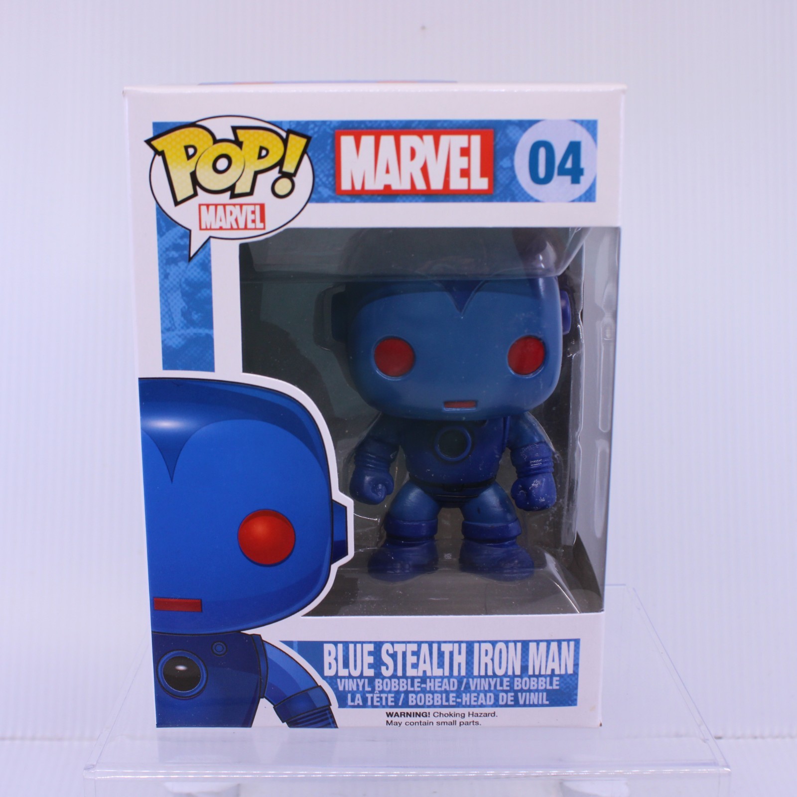 G5 Funko Pop Marvel Blue Stealth Iron Man Vinyl Figure 04