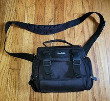 Black Kodak Camera Bag With Strap Inserts