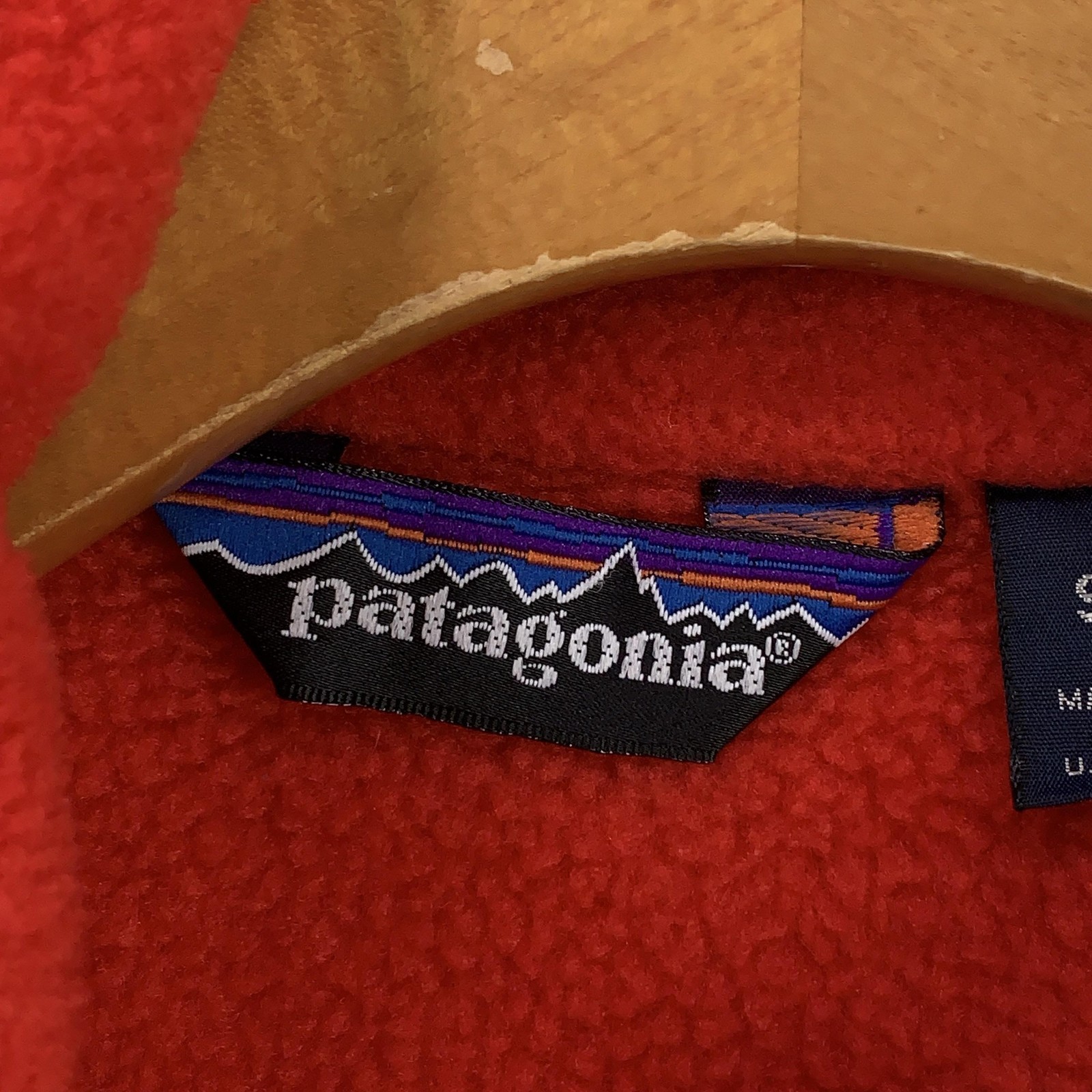 Vintage Patagonia Fleece Jacket Mens Small Red Zip Pullover Synchilla USA 90s thumbnail 7