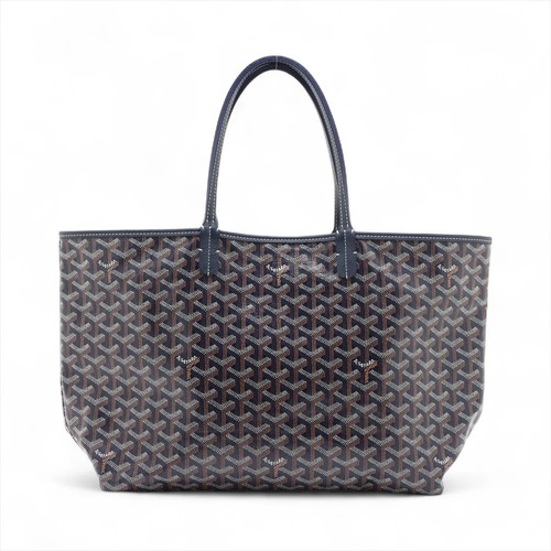 Goyard Saint Louis PM PVC & leather Tote bag Blue