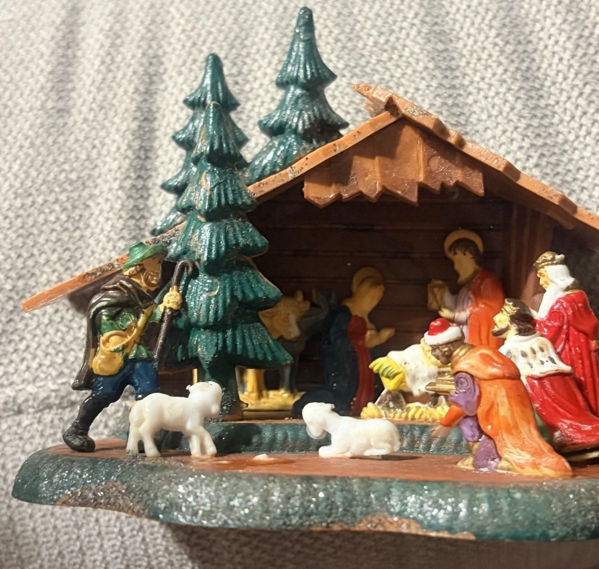 Plastic Nativity Scene In Nativity Items (1946-1990) for sale | eBay