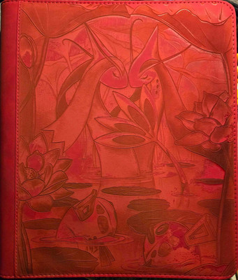 Pokemon Milotic & Feebas 9 Pocket Engraved RED  Top Loader Binder 252 Cards New