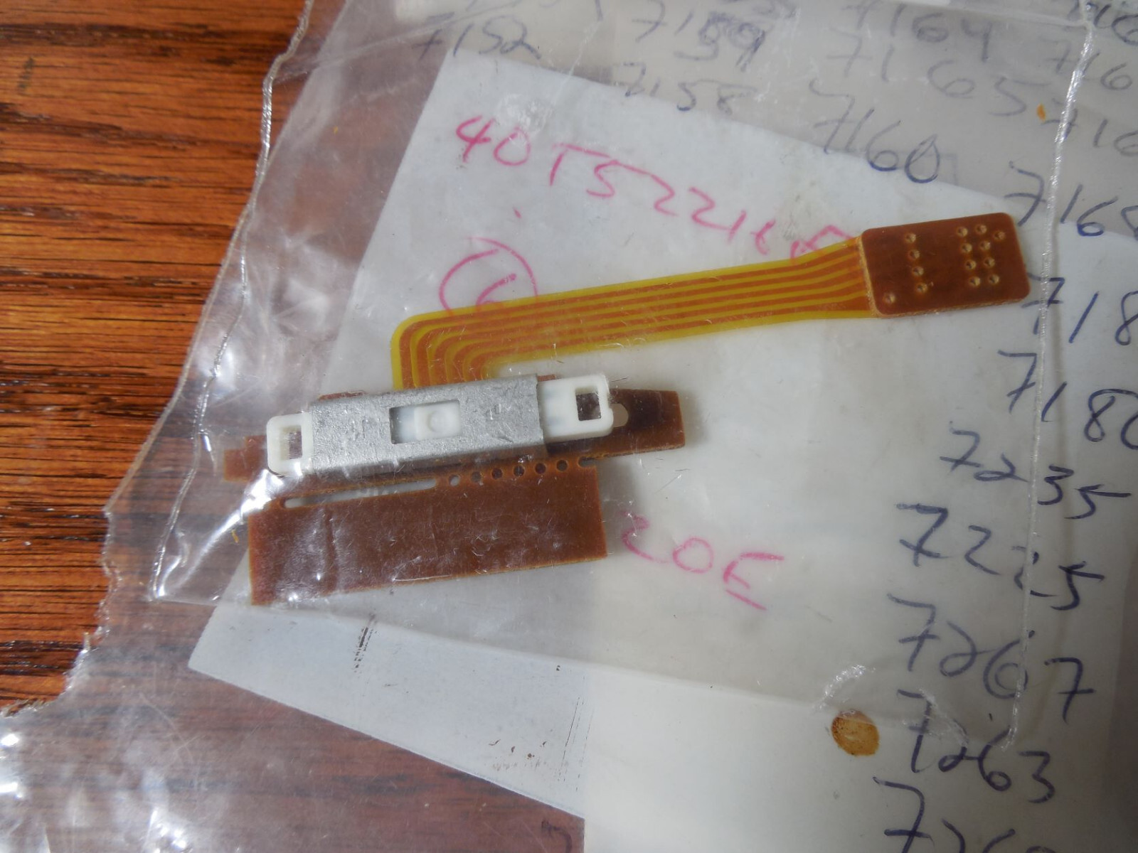 Alpine 7263 Alpine 7163 7263 etc Tape slide switch w/ ribbon cable 40T52216F01 ...