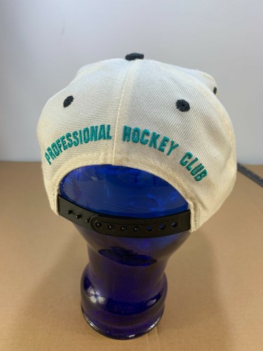 Rare Vintage Shark Tooth Logo Athletic IHL Las Vegas Thunder Hockey Snapback Hat - Picture 6 of 11