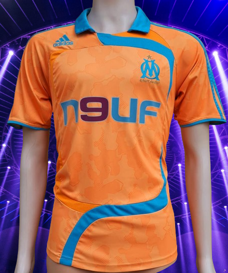 OLYMPIQUE MARSEILLE 2007-2008 THIRD ADIDAS JERSEY M #695656 | eBay