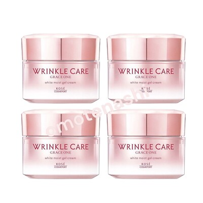 Kose Grace One Wrinkle Care White Moist Gel Cream 100g×4 from Japan
