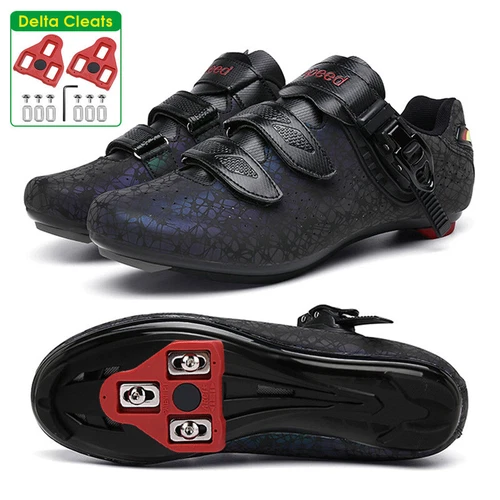 MTB Schuhe Außen Rennen Rennrad Mit SPD Stollenschuhe Herren Mountainbike Schuhe - Bild 19 von 38