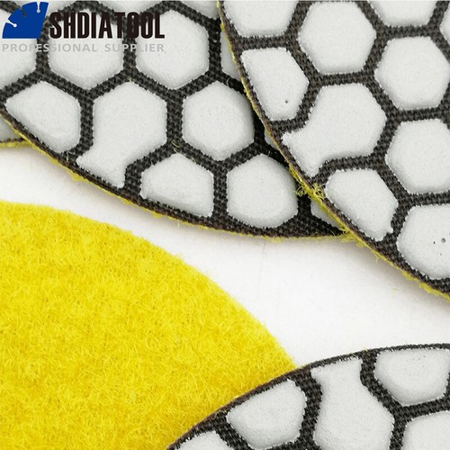 Diamond Flexible Dry tamponi lucidanti e tampone di supporto in plastica 4''/100mm mola - Foto 7 di 9