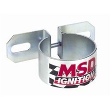 Msd 8213 Canister-style Ignition Coil Bracket Steel Remotehorizontal Mount