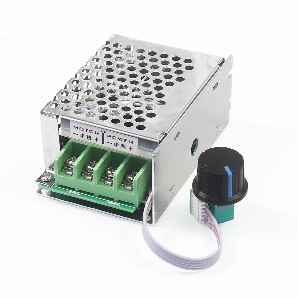 10-60V PWM DC Motor Variable Speed Controller Regulator Dimmer 12V 24V  36V 20A - Image 4 of 4