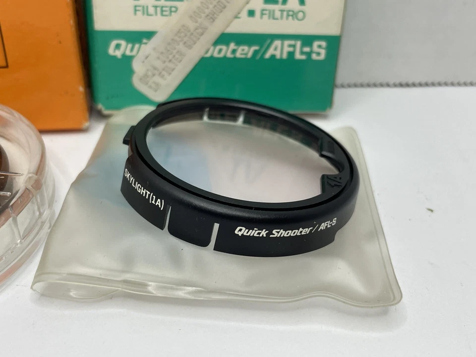 Lot Of 2 Genuine OLYMPUS AFL | AFL-S 1A skylight filter with case and box - Image 2 of 4