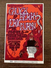 Chuck Berry Poster BG70 Fillmore 1967 1st Eric Burdon Animals Vintage Graham