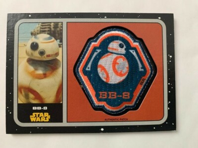 STAR WARS 2015 JOURNEY TO THE FORCE AWAKENS P-18 BB-8 DROID PATCH INSERT 