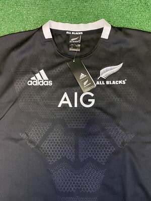 Adidas New Zealand All Black Rugby Jersey CW3134 Men's Size L NWT