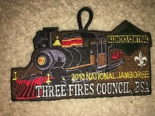 Boy Scout Three Fires Illinois Ce Train Council 2010 National Jamboree JSP Patch