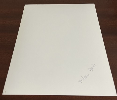 Foto autógrafa de película firmada por Milton Berle 8x10 en blanco y negro con cargador superior y certificado de autenticidad - Imagen 3 de 4