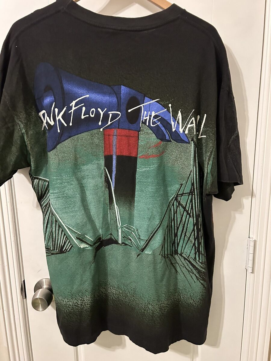 Vintage 1990's Pink Floyd The Wall All Over Print XL T-Shirt Vintage 1990's Pink Floyd The Wall All Over Print XL T-Shirt
